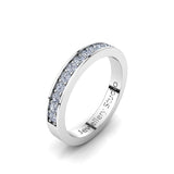 Ladies Wedding Ring with 0.50ct of Pave Diamonds