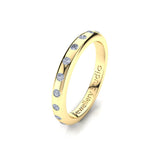 Ladies Eternity Ring with 0.50ct of Hammer Set Diamonds
