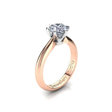 Solitaire Engagement Ring with 1.00ct Round Brilliant Cut Diamond