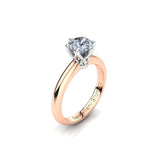 Solitaire Engagement Ring with 1.00ct Round Brilliant Cut Diamond