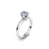 Solitaire Engagement Ring with 1.00ct Round Brilliant Cut Diamond