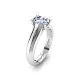 Solitaire Engagement Ring with 1.00ct Emerald Cut Diamond