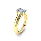 Solitaire Engagement Ring with 1.00ct Emerald Cut Diamond