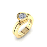 Solitaire Engagement Ring with 1.00ct Round Brilliant Cut Diamond