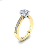 Solitaire Engagement Ring with 1.00ct Round Brilliant Cut Diamond