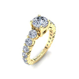 Solitaire Engagement Ring with 1.00ct Round Brilliant Cut Diamond