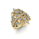 Filigree Ring with 1.00ct of Diamonds