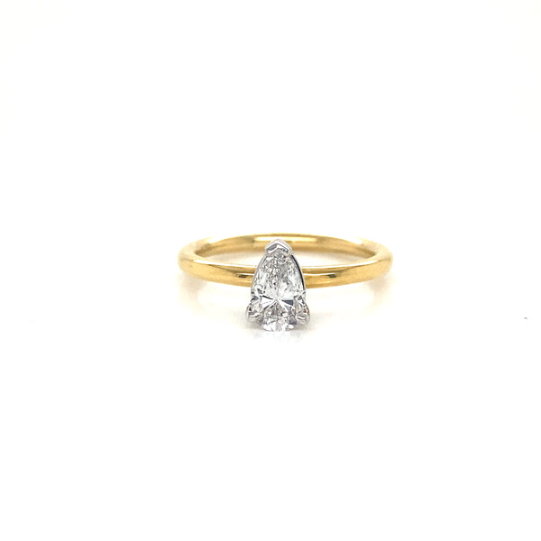 Pear Solitaire Engagement