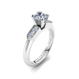 Solitaire Engagement Ring with 0.50ct Round Brilliant Cut Diamond
