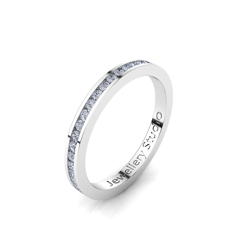 Ladies Eternity Ring with 0.50ct of Channel Set Diamonds