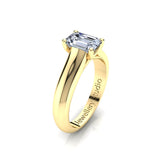 Solitaire Engagement Ring with 1.00ct Emerald Cut Diamond