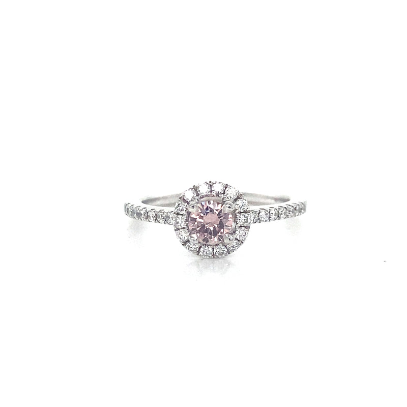 Estate Pink Diamond Ring